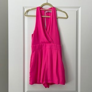 Dainty Hooligan Hot Pink Romper - S